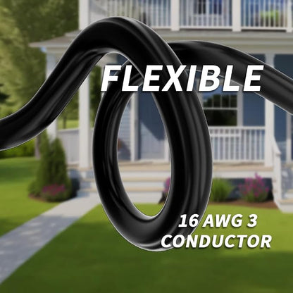 PlugSaf 1 to 3 Splitter Outdoor Extension Cord - Image 3