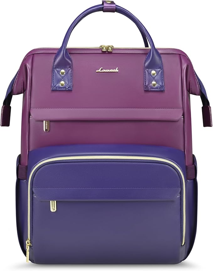 LOVEVOOK Leather Laptop Backpack by LOVEVOOK