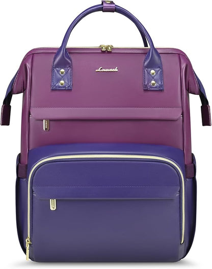 LOVEVOOK Leather Laptop Backpack by LOVEVOOK