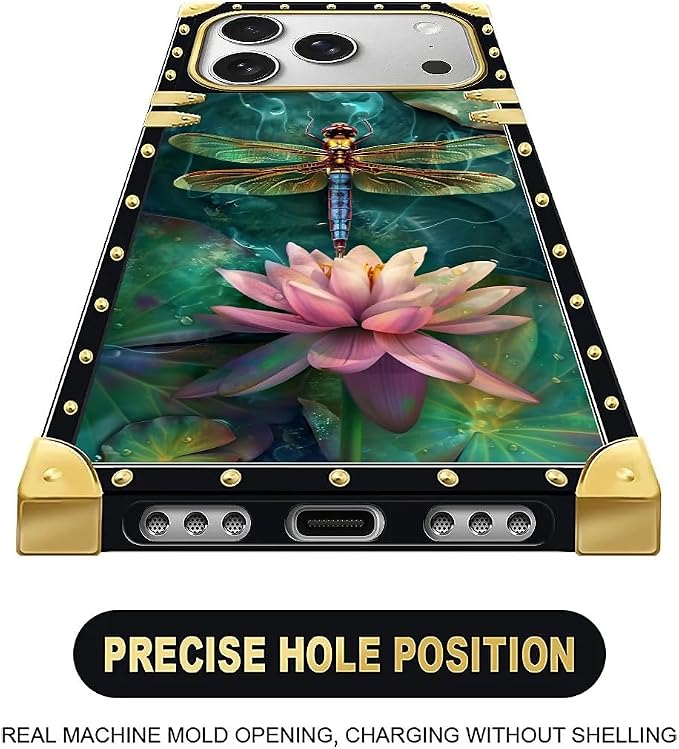 for iPhone 17 Pro Case Luxury Golden Decoration - Image 5