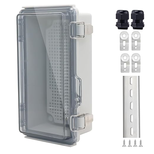 IP67 Waterproof Junction Box, ABS Plastic Electrical Enclosure by LuSumtly