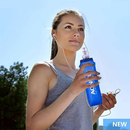 AONIJIE TPU Soft Flask Water Bottle Collapsible Running Flask - Image 7
