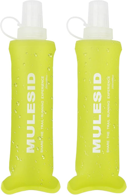 Soft Flask Running Bottles Collapsible Water Bottle Foldable by MULESID