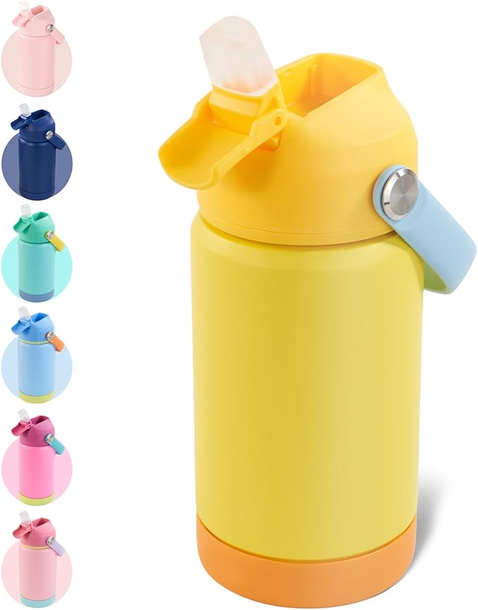 Kerilyn 12oz Kids Water Bottle, Stainless Steel Insulated Water Bottle by Kerilyn