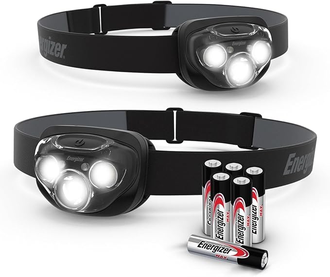 Energizer LED Headlamp PRO, IPX4 Water Resistant Headlamps, High-Performance by Energizer