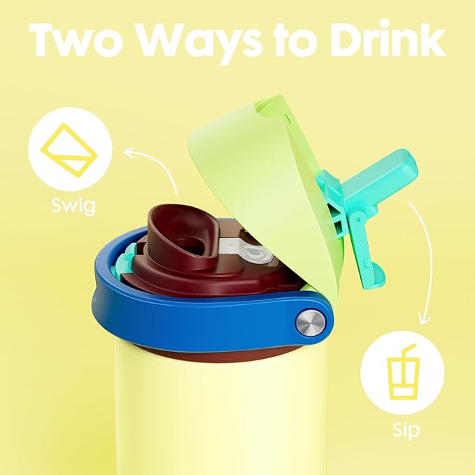 18 oz Insulated Water Bottle for Teens: Meoky Kids Water Bottle - Image 4