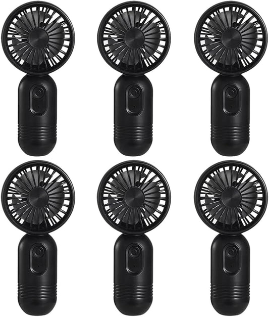 Mini Portable Fan 6 Pack, Cute Handheld Battery Operated Lightweight Small by JODNO