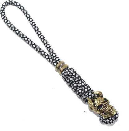 Knife Lanyards with Brass Beads, Paracord Lanyard, Tactical Lanyard - Image 2
