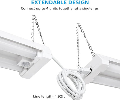 LEONLITE Motion Sensor 4FT LED Utility Shop Light, 40W Plug in Linkable Light - Image 3