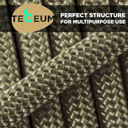 TECEUM 5/32" Paracord Rope 1000 – 1000ft / 200ft / 100ft / 50ft – Tactical - Image 5