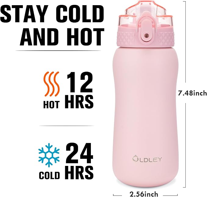 Oldley Insulated Water Bottle 12oz Water Bottles - Image 3