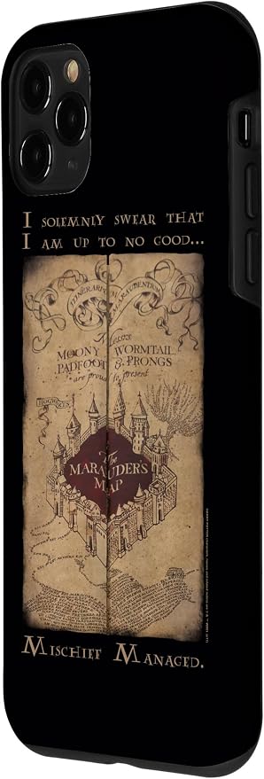 iPhone 11 Pro Harry Potter Marauder's Map Words Case - Image 2