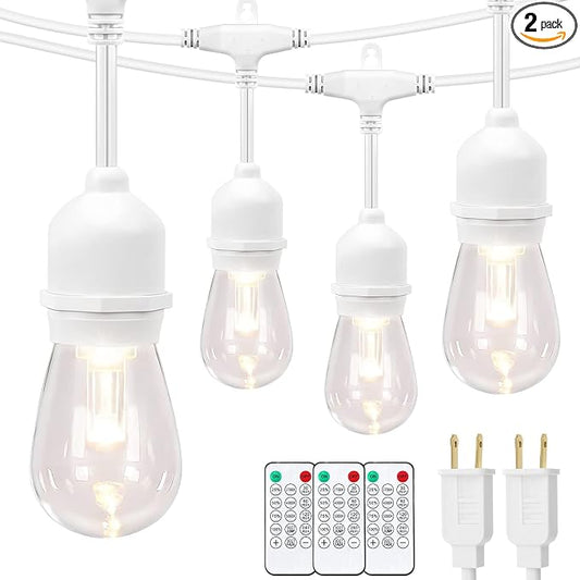 Mlambert 3 Color Outdoor LED Dimmable String Lights by Mlambert