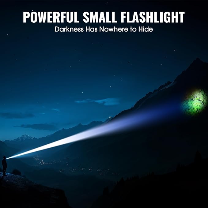 Banral Rechargeable Tactical Flashlights, High Lumens Small Mini USB-C LED - Image 7