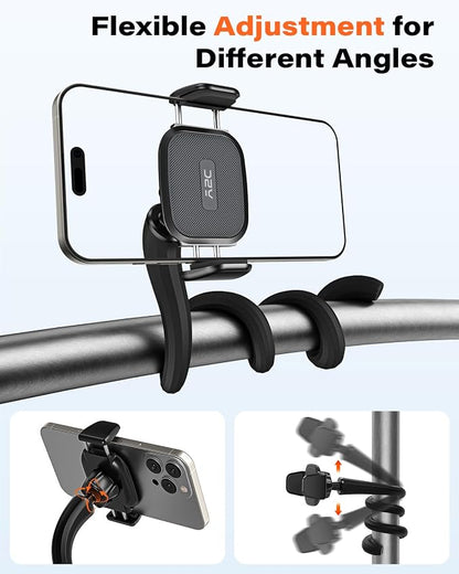 A2C Flexible Phone Holder for Treadmill, Shopping Cart, Portable Gooseneck - Image 2