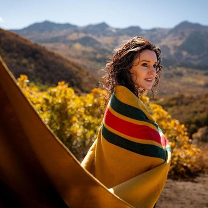 Arcturus Rainier Wool Blanket, Washable Wool Blanket - Image 4