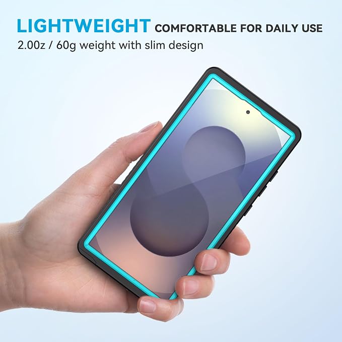 Lanhiem for Samsung Galaxy S25 Ultra Case, IP68 Waterproof Dustproof, Built-in - Image 6