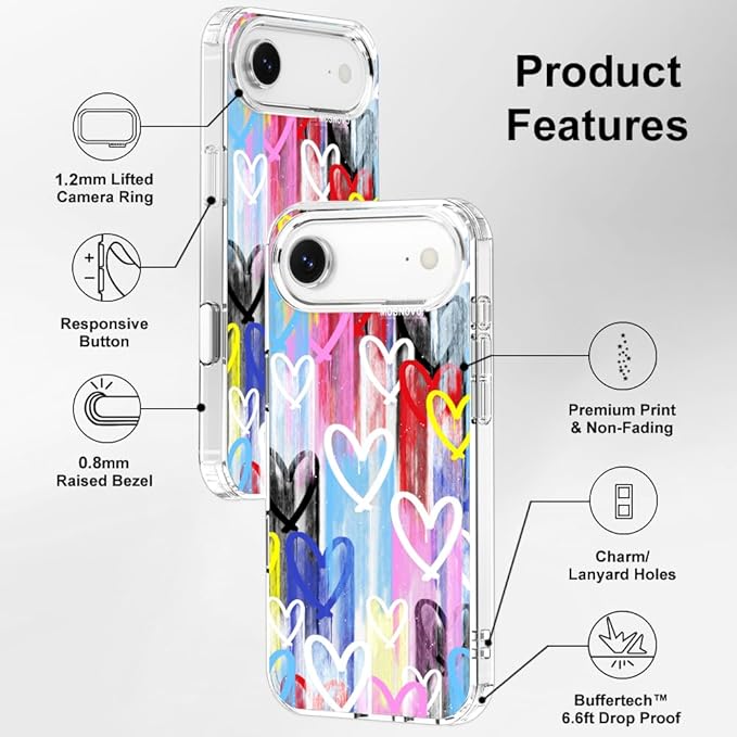 MOSNOVO for iPhone Air Case, Shockproof Military-Grade Protection 6.6ft Drop - Image 7