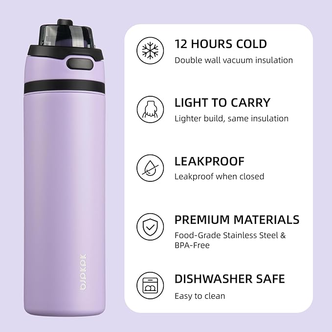 BJPKPK 25oz Insulated Water Bottle - Image 3