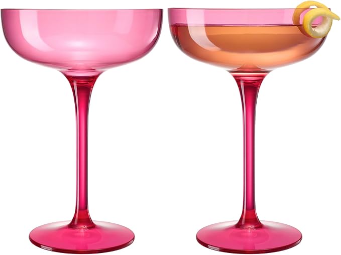 Khen Acrylic Shatterproof Martini, Champagne & Cocktail Unbreakable Glasses | - Image 5