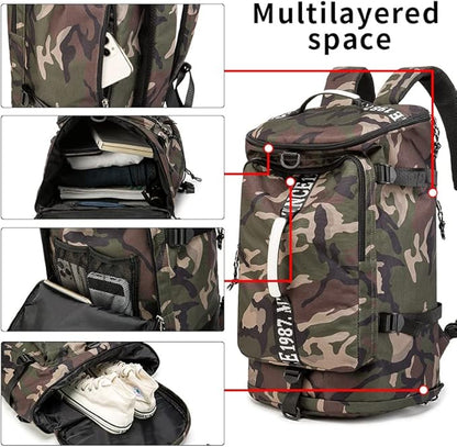 Outdoor Waterproof Backpack Hiking, Camping Large Capacity Multifunctional - Image 3