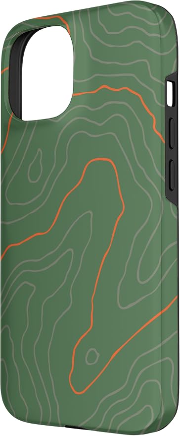 Backcountry Topo Guide Orange Lines Topographical Map Case - Image 2
