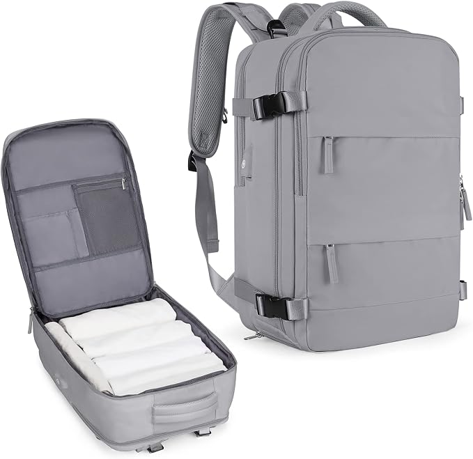 Coowoz Large Travel Backpack For Women Men, Flight Approved, Waterproof Outdoor - Image 8