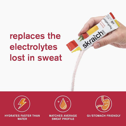 Skratch Labs Hydration Sports Drink Mix Packets – Real‑Fruit Electrolyte Powder - Image 4