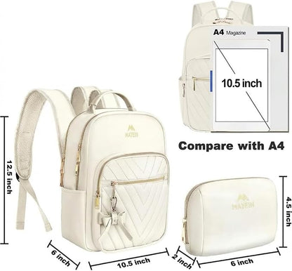 MATEIN Cute Backpacks for Women, Mini Stylish Daypack Purse, Waterproof - Image 5