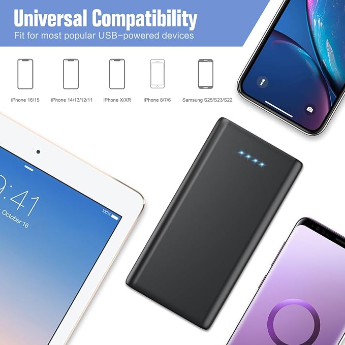 Portable Charger Power Bank 25800mAh, 5V/3A Fast Charging Portable Phone Charger - Image 2