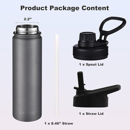 mininoo 24 oz Insulated Water Bottle - Image 5