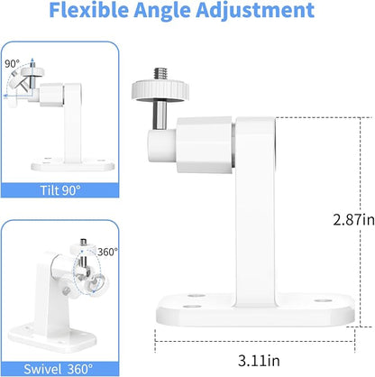 2 Pack Ring Camera Mount: 360 Degree Adjustable Wall Mount - Image 5