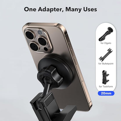Magnetic Phone Mount with 20mm Ball Base – Ultra-Stable Anti-Slip Magnetic - Image 7