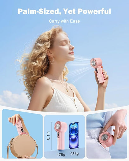 AMACOOL Handheld Fan with Ice Cooler, Mothers Day Gifts - Image 5