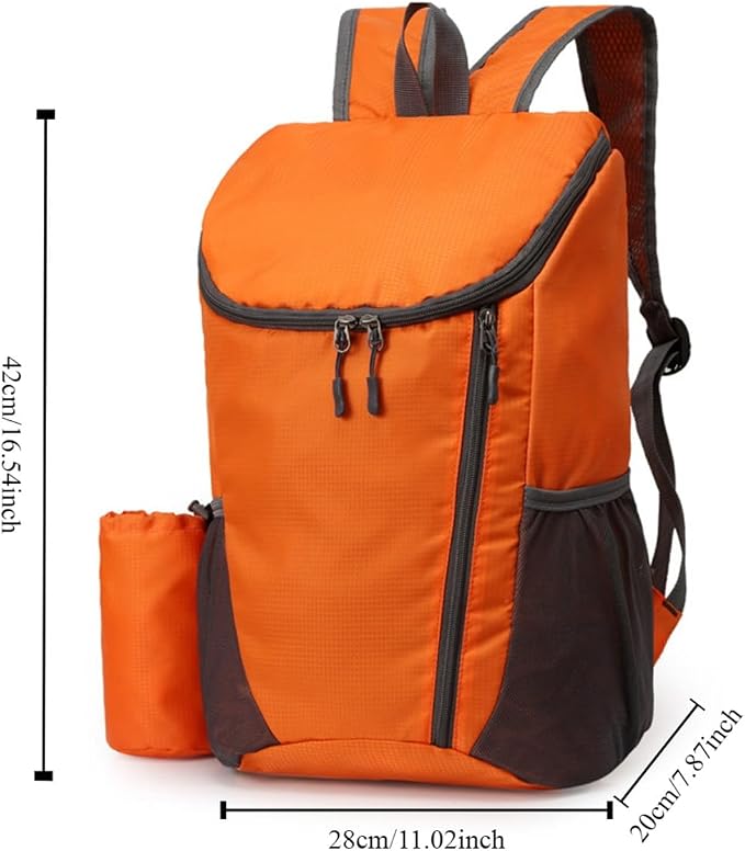 Portable Foldable Backpack Folding Mountaineering Bag, Ultralight Outdoor - Image 2