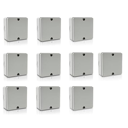 NineLeaf Junction Box, Waterproof Electrical Box IP66 Water Resistant Dustproof by NineLeaf