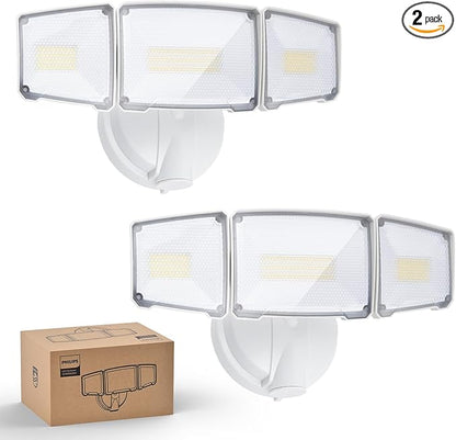 Philips 72W 7400LM LED Flood Lights Outdoor, Switch Controlled Aluminum by PhilipsLightingLED
