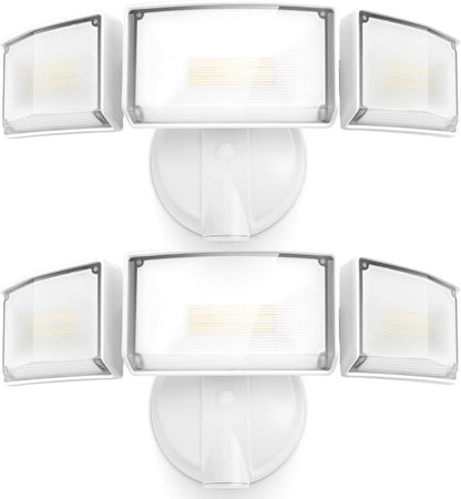 LUTEC 75W 8000 Lumen Floods Light Outdoor, Switch Controlled LED Security Lights by LUTEC