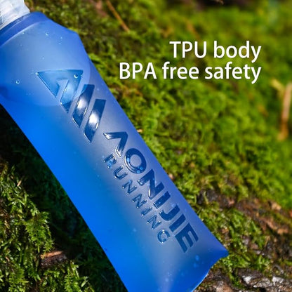 AONIJIE TPU Soft Flask Water Bottle Collapsible Running Flask - Image 6