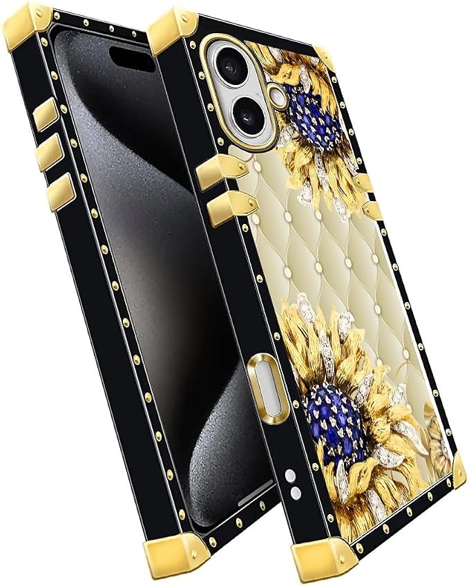 for iPhone 17 Case Luxury Golden Decoration - Image 3