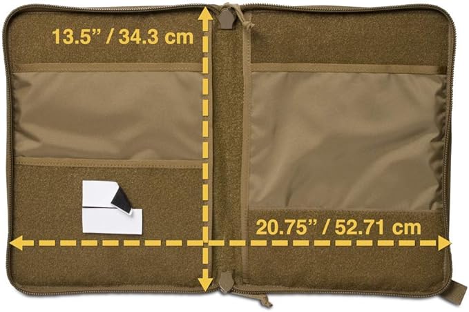 TACTICAL NOTEBOOK COVERS Tactical Admin Notebook Cover System | Zippered Map - Image 3