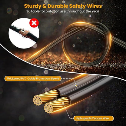 100FT Solar String Lights Outdoor Waterproof IP65 - Image 6