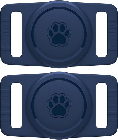 GOCII for Airtag Dog Collar Holder 2 Pack, Waterproof Dog Collar Holder for by GOCII