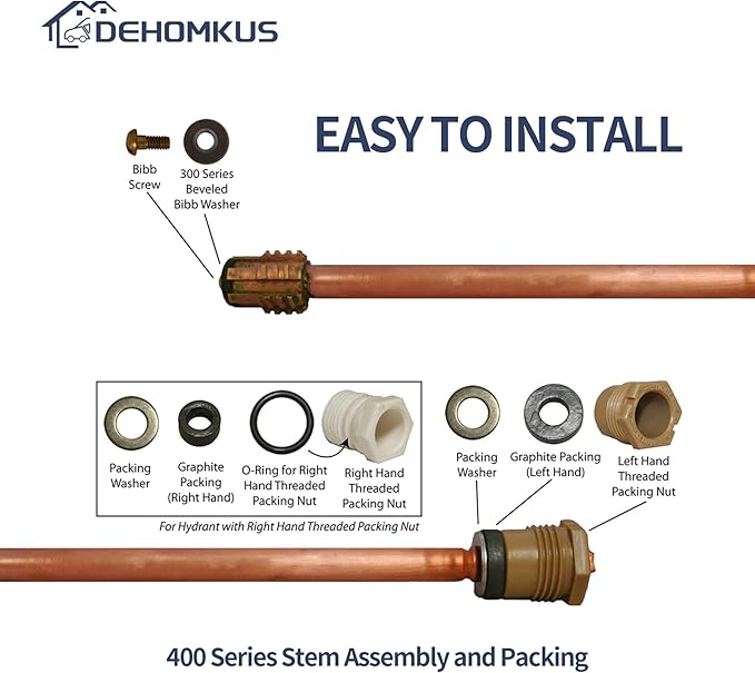 630-7755 Wall Hydrant Repair Kit Compatible - Image 3