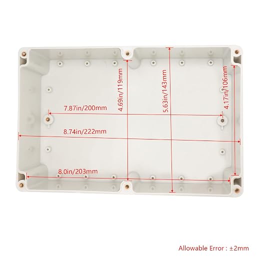 Project Box IP65 Waterproof Junction Box ABS Plastic Electrical Boxes DIY - Image 3