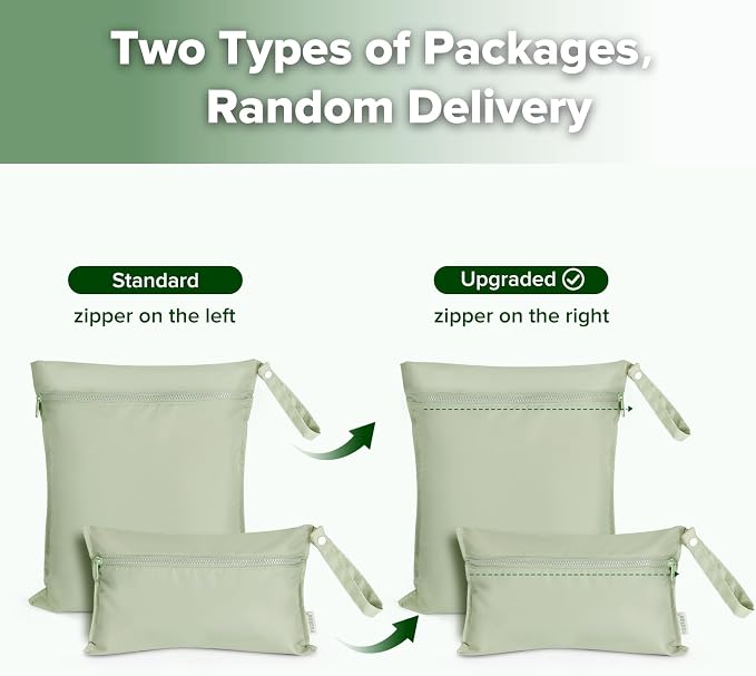 haakaa Waterproof Wet Bags for Baby Wet Dry Bags for Cloth Diaper, Swimsuit & - Image 8