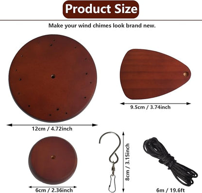 Wind Chime Replacement Parts, Wind Catcher, 19.6FT Nylon Cord, DIY Wind Chime - Image 3