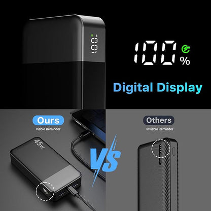 NOBIS Portable Charger, 20000mAh Power Bank, 45W Power Bank Fast Charging - Image 6