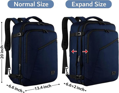 MATEIN Extra Large Mens Travel Backpack Carry on, Expandable Traveling Backpack - Image 5