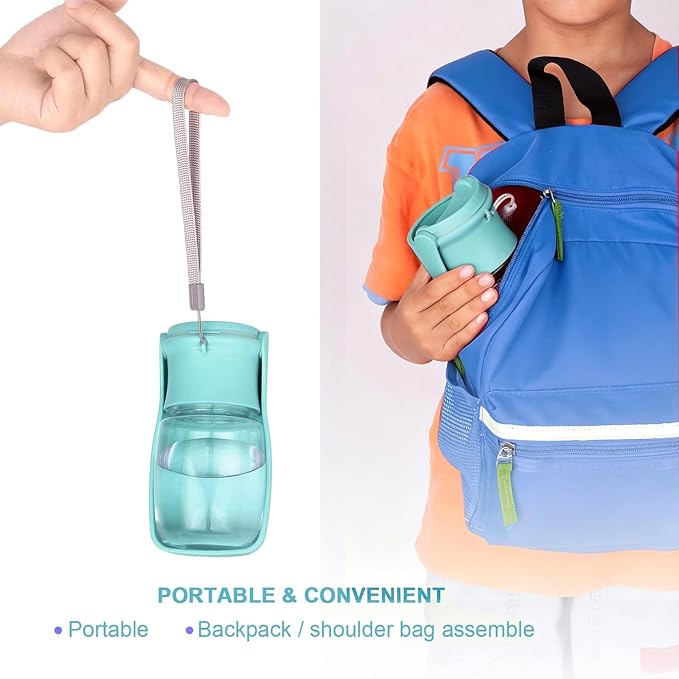 Portable Dog Water Bottle, Foldable Dog Water Bottle Leak Proof Dispenser - Image 5